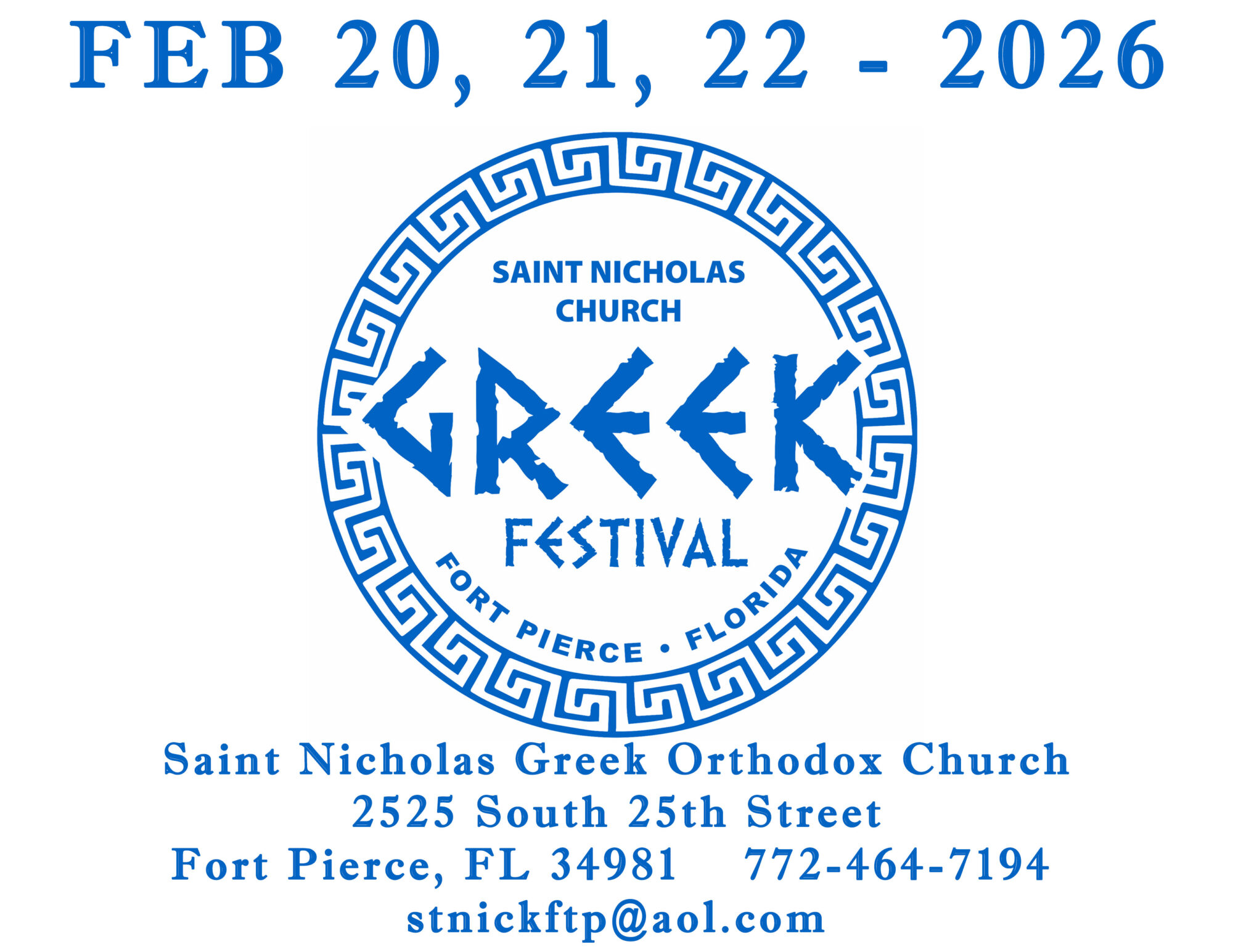 2026 Saint Nicholas Greek Festival Dates