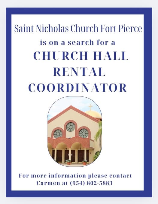 Church Hall Rental 2025