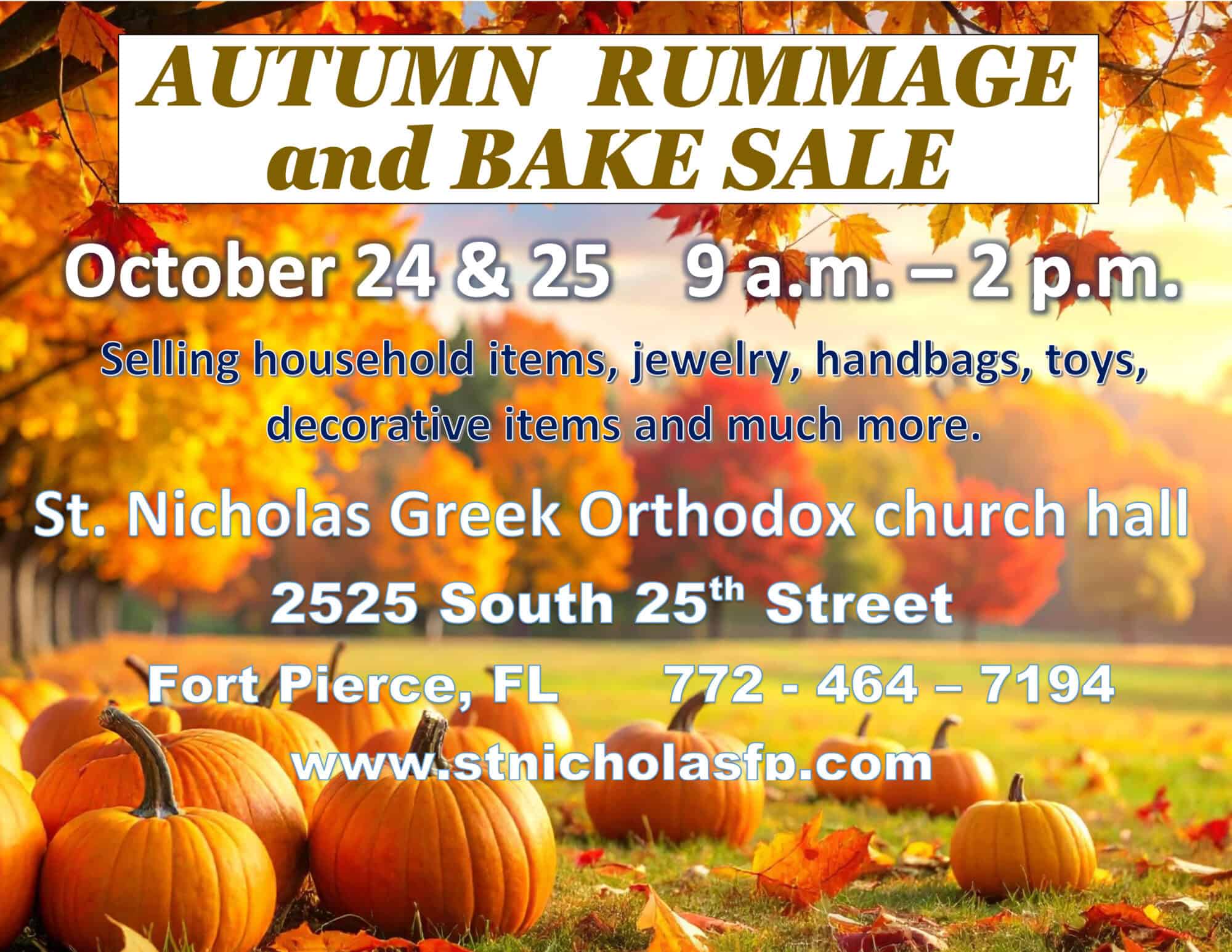 2025 Final Rummage Bake Sale 10 2025